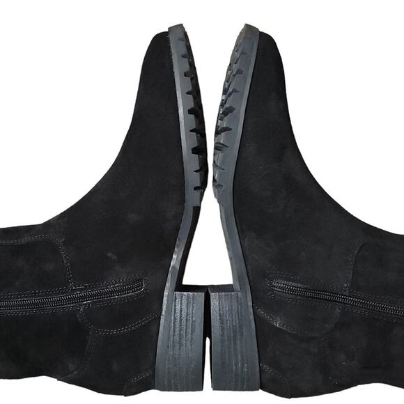 Blondo Pakita Tall Boots Black Suede Waterproof - Picture 11 of 16